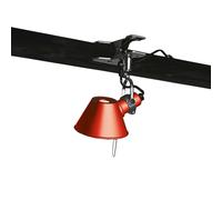 Artemide Lampe murale Tolomeo Micro Pinza avec fixation par pince rouge