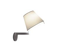 Melampo Applique abat-jour écrue structure bronze avec interrupteur Artemide - 8052993005076