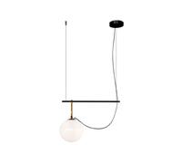 Artemide nh S1 22 pendule noir-laiton