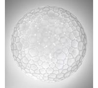 ARTEMIDE lampe au plafond plafonnier ou lampe murale applique METEORITE (Ø 48 cm - Verre soufflé, technopolymère)