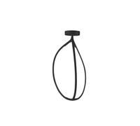 ARTEMIDE lampe de plafond ARRIVAL 70 cm (Noir mat - Aluminium, silicone et acier)