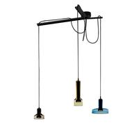 Artemide Stablight Pendelleuchte, bleu / marron / vert ambre