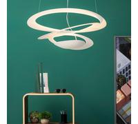 Artemide Suspension luminaire design Pirce Mini, dimmable, blanc, Salon / Salle à manger, Aluminium, Design, Suspension