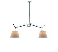 Artemide Tolomeo Basculante Sospensione 2 Bracci Pendelleuchte, Parchemin, ⌀ 32cm