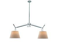 Artemide Tolomeo Basculante Sospensione 2 Bracci Pendelleuchte, Parchemin, ⌀ 36cm