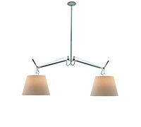 Artemide Tolomeo Basculante Sospensione 2 Bracci Pendelleuchte, Parchemin, ⌀ 42cm
