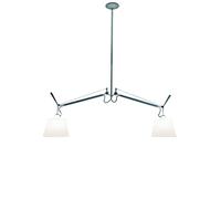 Artemide Tolomeo Basculante Sospensione 2 Bracci Pendelleuchte, Satin, ⌀ 24cm