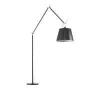 Artemide Tolomeo Mega Terra LED Black Edition Steh-/Bogenleuchte, 2700K, variateur sensoriel, ⌀ 36cm