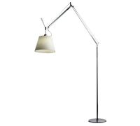 Artemide Tolomeo Mega Terra LED en papier de parchemin Steh-/Bogenleuchte, 3000K, variateur sensoriel, ⌀ 36cm