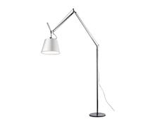 Artemide Tolomeo Mega Terra LED Satin Steh-/Bogenleuchte, 3000K, variateur sur cable, ⌀ 32cm