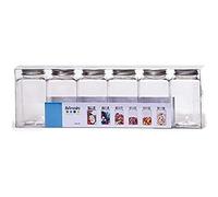 Artemio 6 flacons plastique bouchon métal