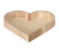 Artemio Plateau Cœur, Bois, Beige, 21 x 3,5 x 22 cm VIPPC
