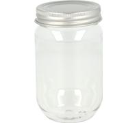 Artemio Set de 6 Pot de Rangement Vide, Plastique, Clair, 34 x 6 x 10 cm 18001035