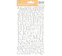 Artemio Sticker Alphabet Scrapbooking X 300, Autre, Argent, 14 x 0,2 x 24,5 cm 11004048