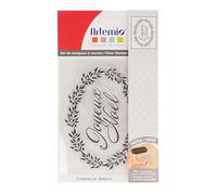 Artemio Tampon Clear Misty Winter Joyeux Noël, Transparent, 7x9 cm