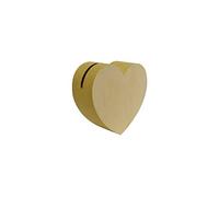 Artemio Urne Cœur, Bois, Beige, 35 x 13 x 33 cm 14002117
