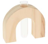 Artemio Vase soliflore en Bois - Arc - 9,5 x 11 x 3 cm