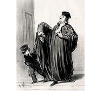 Artery8 Daumier It'S True You Lost Your Lawsuit Extra Large XL Wall Art Poster Print mur Impression d'affiches