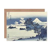 Artery8 Hokusai Beach Of Shichirigahama Province Sagami Fine Art Greeting Card Plus Envelope Blank Inside Plage