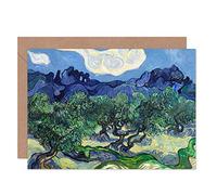 Artery8 Vincent Van Gogh The Olive Trees Fine Art Greeting Card Plus Envelope Blank Inside Des arbres