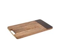 Artesa - Plateau de Service Rectangulaire pour Amuse-Bouche, Bois de Manguier, Motif Écailles de Tortue, 40 x 23 cm
