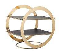 Artesà Présentoir À Aliments Avec Cadre En Forme De Roue, Finition Laiton, 31,5 X 22,5 X 30 cm, Coffret Cadeau