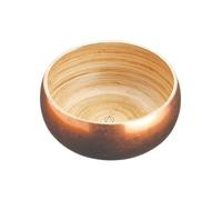 Artesà Saladier En Bambou Avec Finition Laquée Cuivre, 17 cm (6.5'')