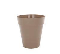 Artevasi Capri Pot High, Haut Pot Rond en Plastique, 46cm, Couleur: Taupe