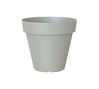 Artevasi Capri Pot, Rond Pot en Plastique, 20cm, Couleur: Gris Clair