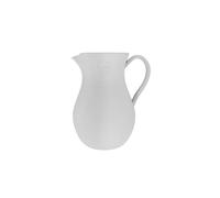 Artevasi Harmonia, Pichet Simple et Classique, Pichet en céramique Handmande, Home, Vase à Fleurs décoratif, Blanc, 30cm de Haut