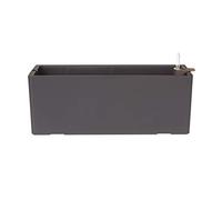Jardinière ARTEVASI Rimini - 20 x 51 x H 20 cm - 17 L - Gris anthracite - Design contemporain