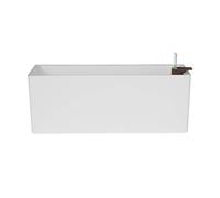 Jardinière Rimini - ARTEVASI - 20 x 51 x H 20 cm - 17 L - Blanc