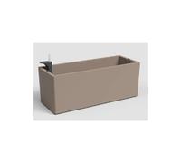 ARTEVASI Jardinière Rimini sur pieds - Auto-arrosage - Taupe - 17 L