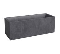 ARTEVASI Jardinière - SYDNEY - Plastique - Anthracite - 80 cm - 57 L - Dimensions: 79.5x29.5x29.5 cm