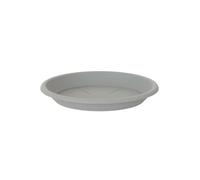 Artevasi Plastique Soucoupe Ronde pour Pot de Fleurs 30cm Gris clair