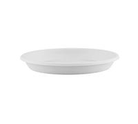 Artevasi Plastique Soucoupe Ronde pour Pot de Fleurs 45cm Couleur Blanc