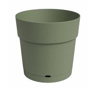 Artevasi Capri Wide Pot, Réserve d'eau, Pot en Plastique, 40cm, Couleur: Vert cendré