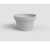 Artevasi Pot de fleurs CAPRI, 35 cm, plastique, gris clair
