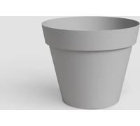 Artevasi Pot de fleurs CAPRI, 46 cm, plastique, gris clair