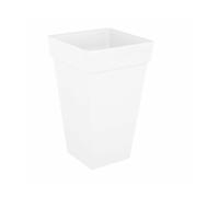 Pot Capri CARRÉ Haut 65CM Blanc