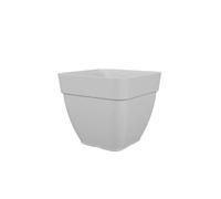 ARTEVASI Pot de fleurs carré CAPRI CAMPANA - Plastique - Blanc - L 36,5 x P 33,5 H 36,5 cm