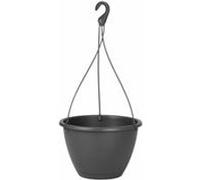 ARTEVASI Pot de fleurs suspendu Algarve - 8 L - 31 x 31 x 20,5 cm - Gris anthracite Anthracite G