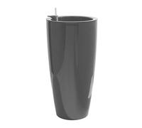 ARTEVASI - Pot Santorini auto-arrosant 65 cm Anthracite 33 x 33 x H65 cm - 3,71 l