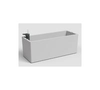 ARTEVASI Rimini SWS 51 MA - Jardinière sur pieds - Gris clair - 51 x 21 x 20 cm