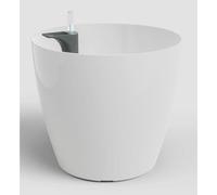 artevasi© SAN REMO Jardinière SWS blanc avec arrosage Ø 36 cm - plastique