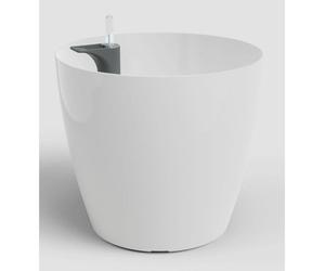 artevasi© SAN REMO Jardinière SWS blanc avec arrosage Ø 36 cm - plastique