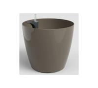 Pot de fleurs - ARTEVASI - San Remo SWS 42 BR - Intérieur/extérieur - Plastique - Ø42,7 x H39,5 cm - 42,3 L - Taupe