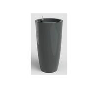 ARTEVASI - Pot Santorini auto-arrosant 65 cm Anthracite 33 x 33 x H65 cm - 3,71 l