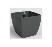 ARTEVASI Siena Auto-arrosage - Jardinière anthracite Ø30 x H27 cm - 17,5 L