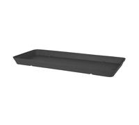 Artevasi Soucoupe pour pot de fleurs/jardinière CAPRI, 80 cm, plastique, gris foncé